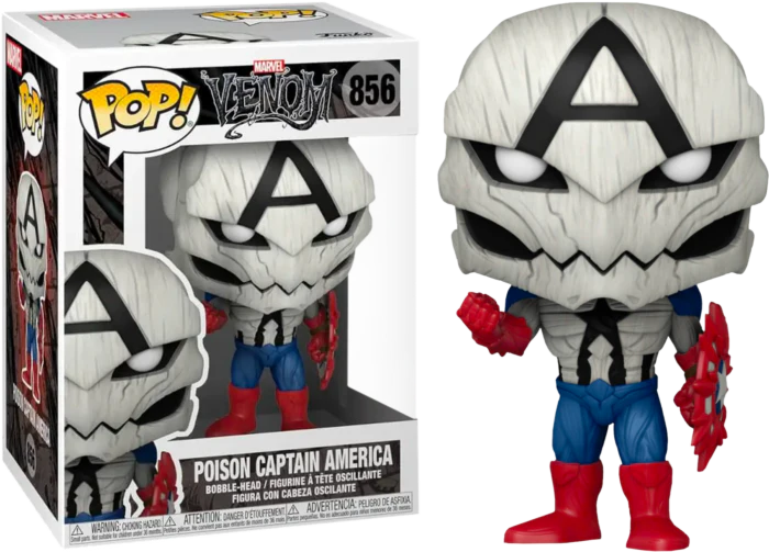 FUNKO POP POISON CAPTAIN AMERICA (POP IN A BOX) - VENOM 856