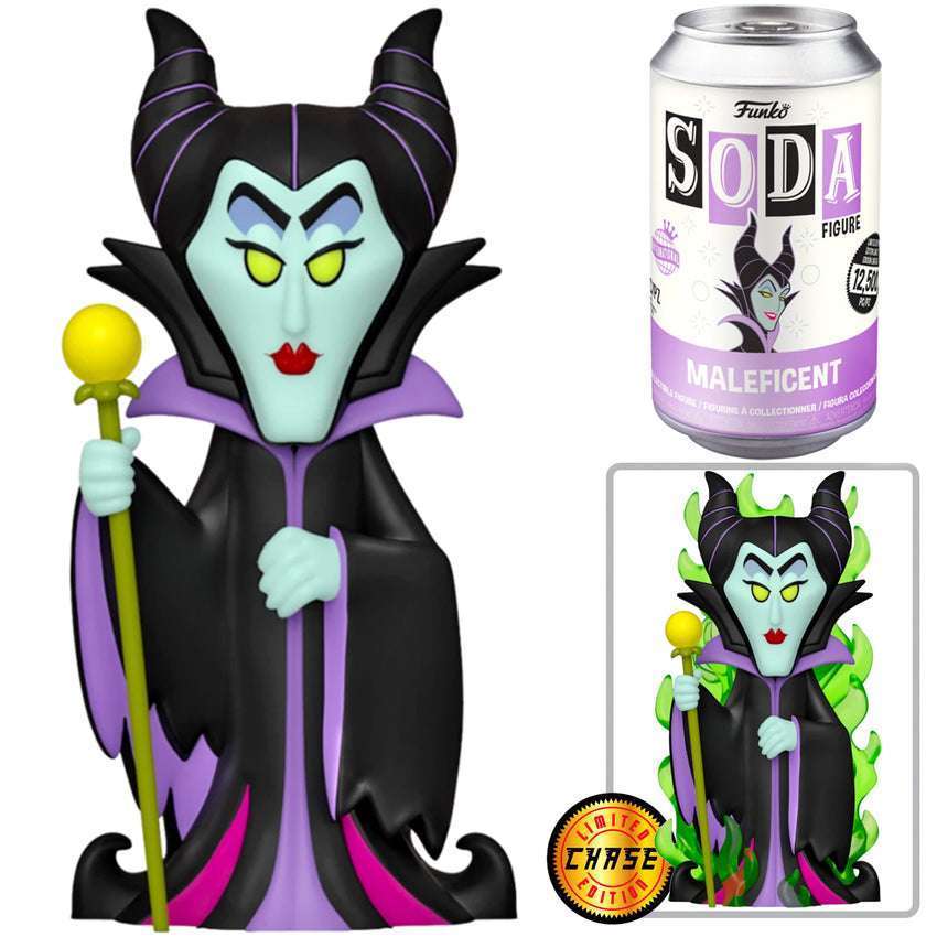 Funko Pop SODA Disney-Maleficent w/Chase(IE) SODA