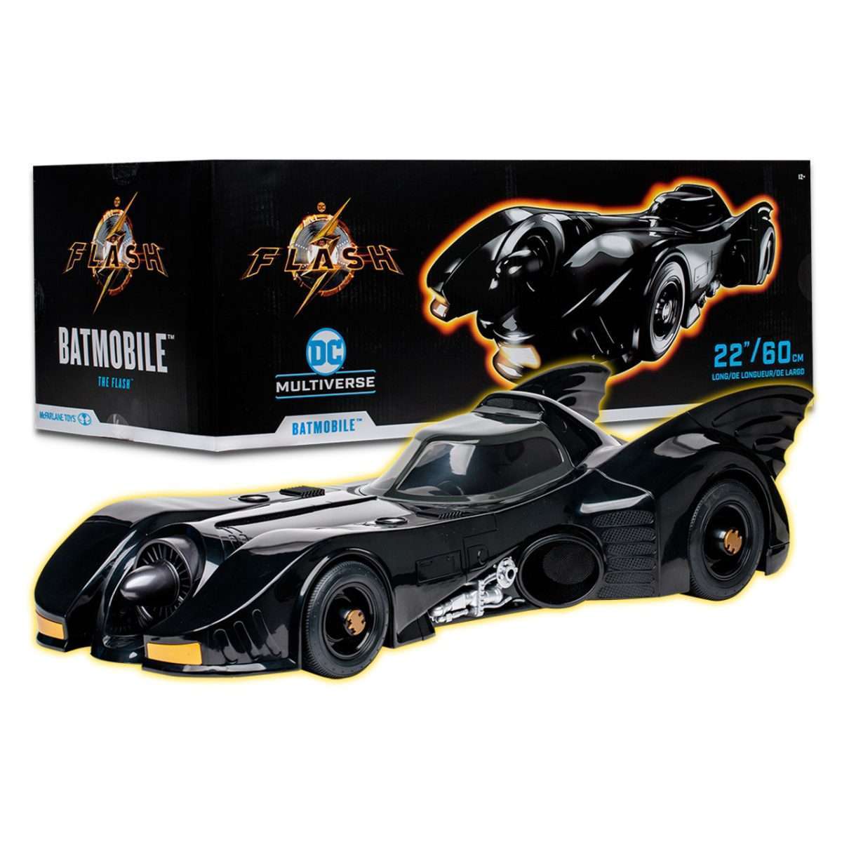 Mcfarlane DC Multiverse The Flash Movie Batmobile Toy Vehicle