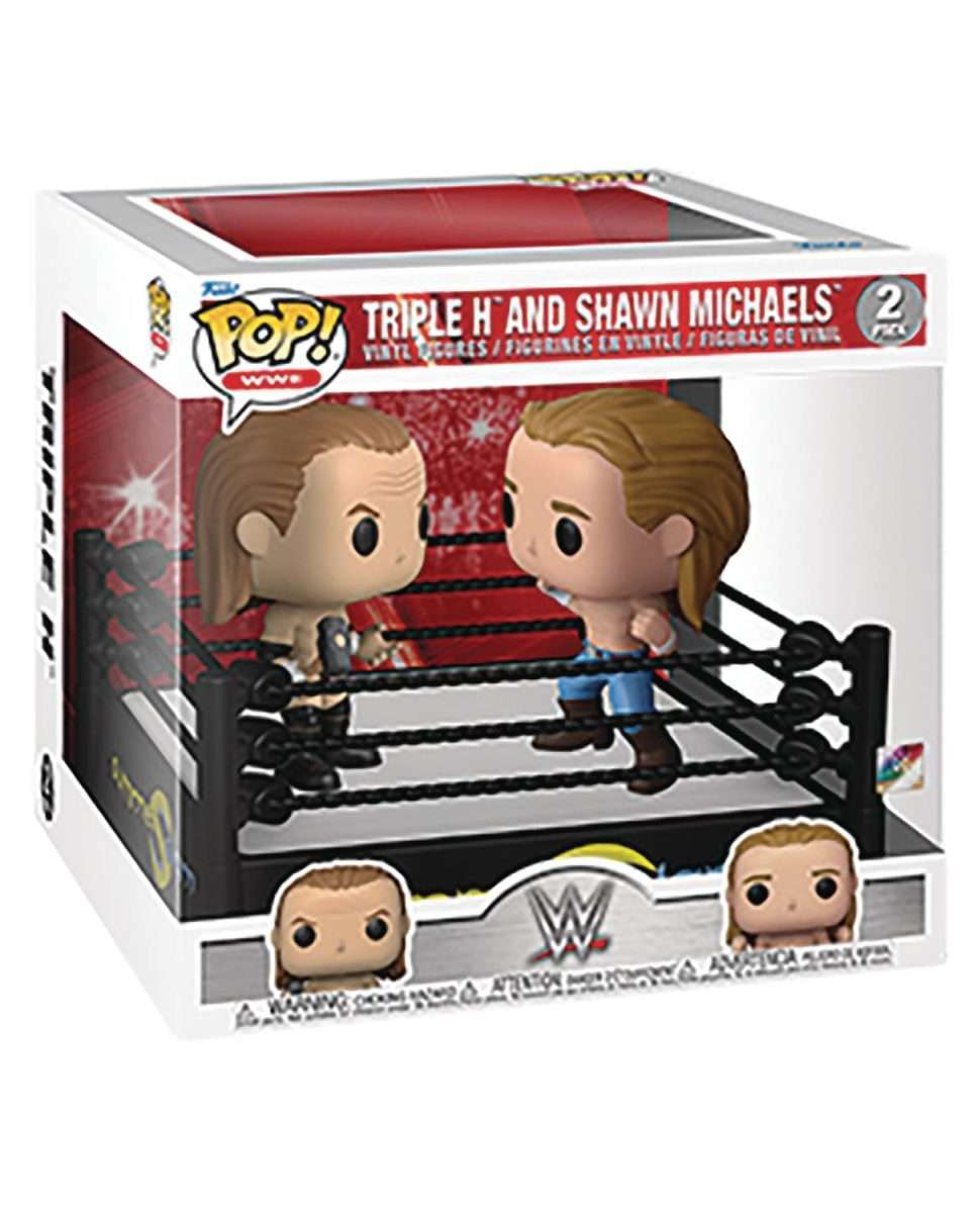 Funko Pop Summer Slam Ring W/ Triple H and Shawn Michaels