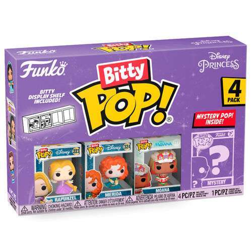Bitty POP! Disney - Rapunzel Mini Figure 4 Pack