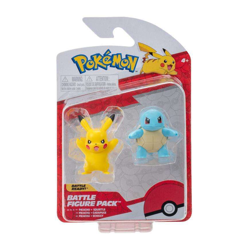 Pokemon Batalla Pack Pikachu Squirtle X2