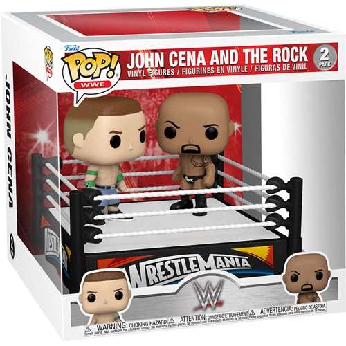 Funko Pop WWE John Cena and the Rock 2012