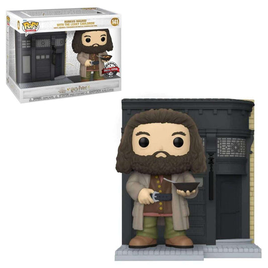 POP DELUXE HARRY POTTER El callejón Diagon el Caldero Chorreante con Hagrid