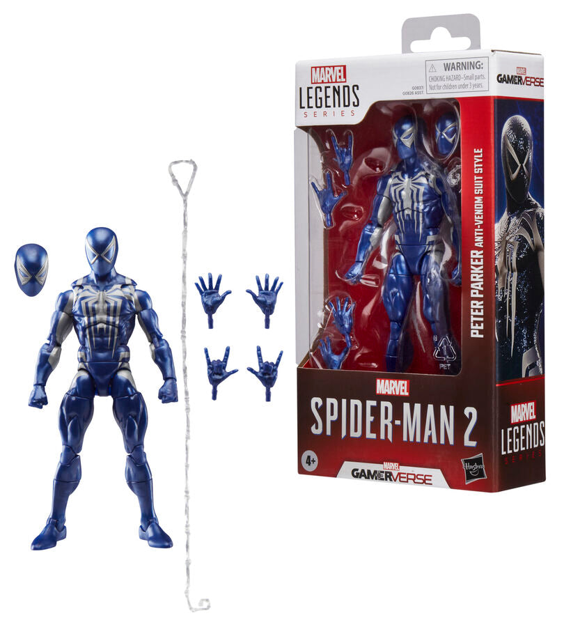 Marvel Legends spiderman man 2  Figure Peter Parker Anti-Venom Suit Style