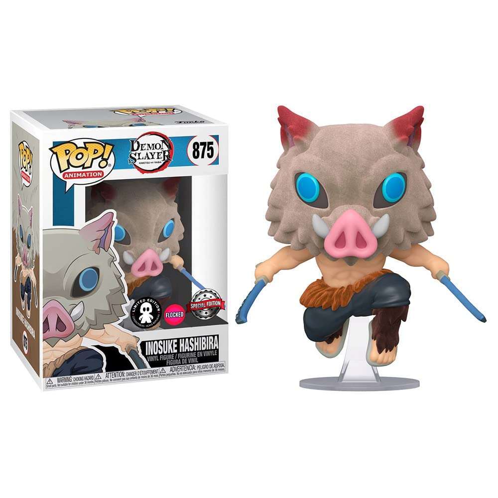 Funko Pop DEMON SLAYER INOSUKE FLOCKED