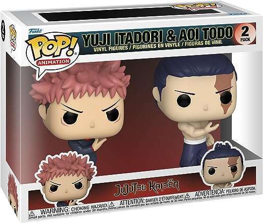 Funko Pop Jujutsu Kaisen Yuji Itadori & Aoi Todo