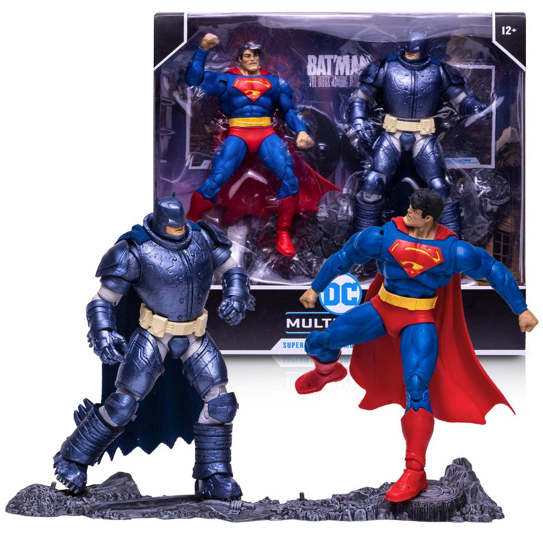 Superman vs Armored Batman (The Dark Knight Returns) 7"