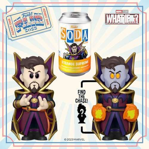 Funko Pop Soda Marvel's What If Strange Supreme Vinyl Soda Figure