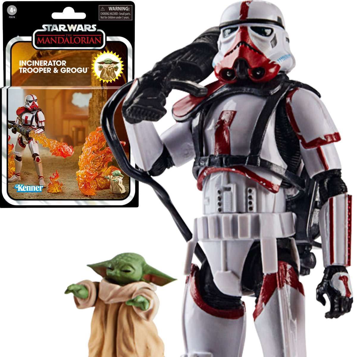 Star Wars TVC Deluxe Incinerator Trooper and Grogu