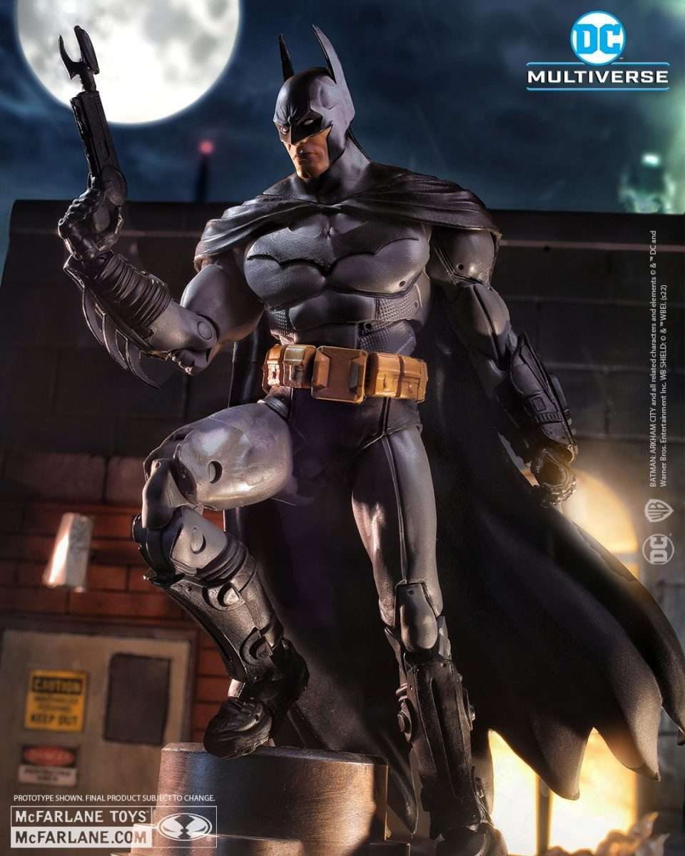 Mcfarlane DC Gaming Build-A Wave 1 Batman Arkham City Batman