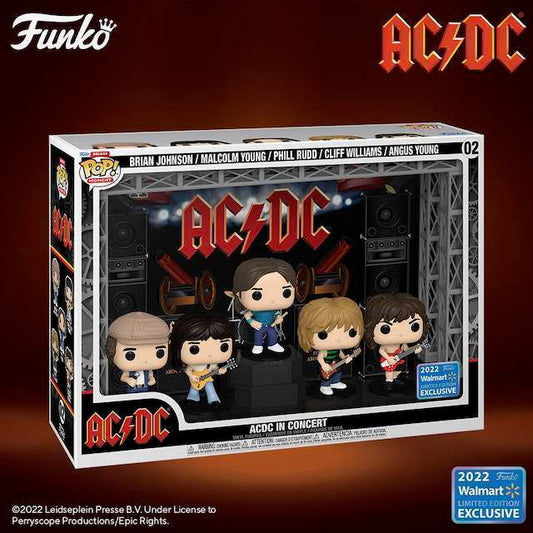 Funko Pop DELUXE MOMENT AC/DC IN CONCERT Wallmart Exclusive