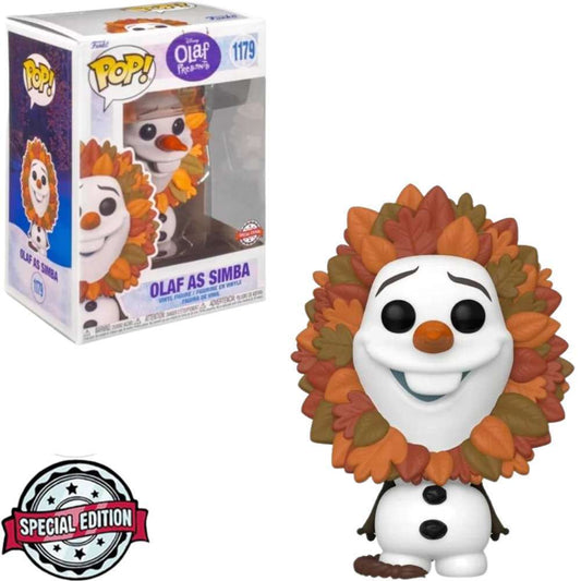 Funko Pop DISNEY OLAF PRESENT OLAF AS LION KING